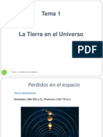 Tema 1 La Tierra en El Universo (1)