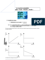 Le Seuil de Rentabilité