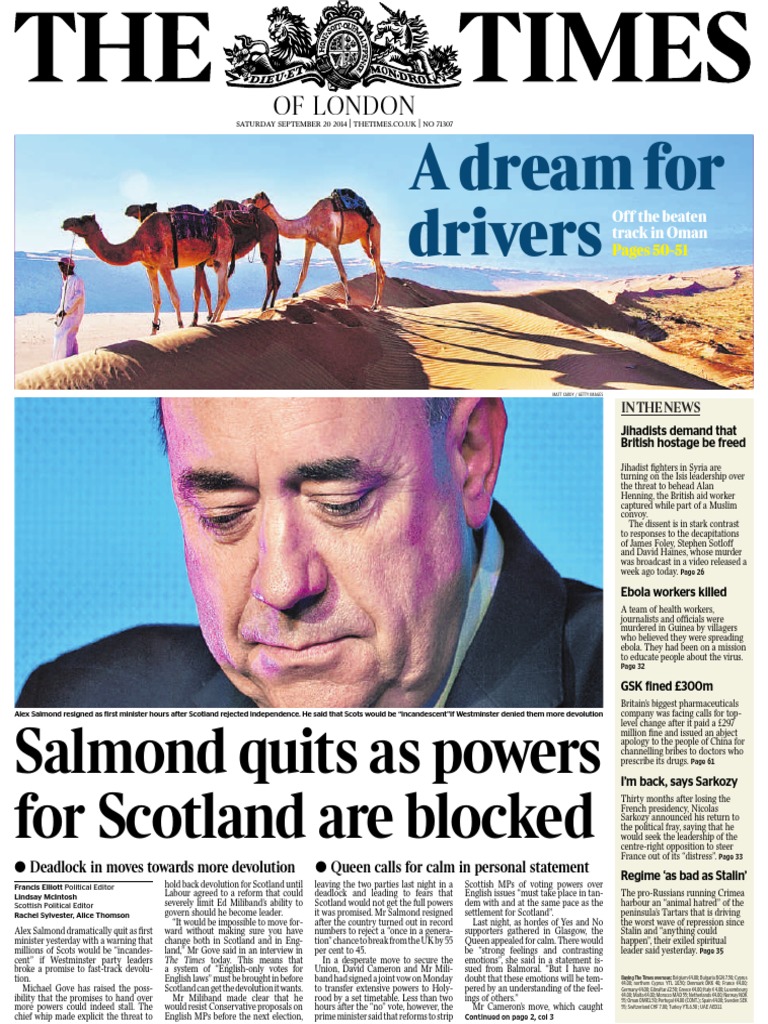 The London Times PDF David Cameron Loans