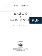 KARL JASPERS - Razon-y-Existencia
