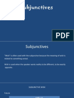 Subjunctives: Present by