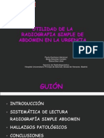 Radiografía abdominal urgencias diagnóstico dolor