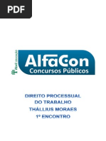 Alfacon Ricardo Tecnico Judiciario Do TRT Ba 5 Regiao Direito Processual Do Trabalho Thallius Moraes 1o Enc 20131205180254