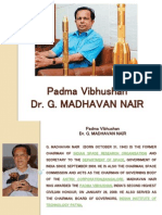 Padma Vibhushan Dr. G. Madhavan Nair