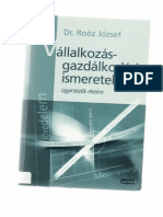 Dr. Roóz József-Vállalkozásgazdálkodási Ismeretek