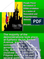 People Power Revolution of The Philippines (EDSA Revolution)