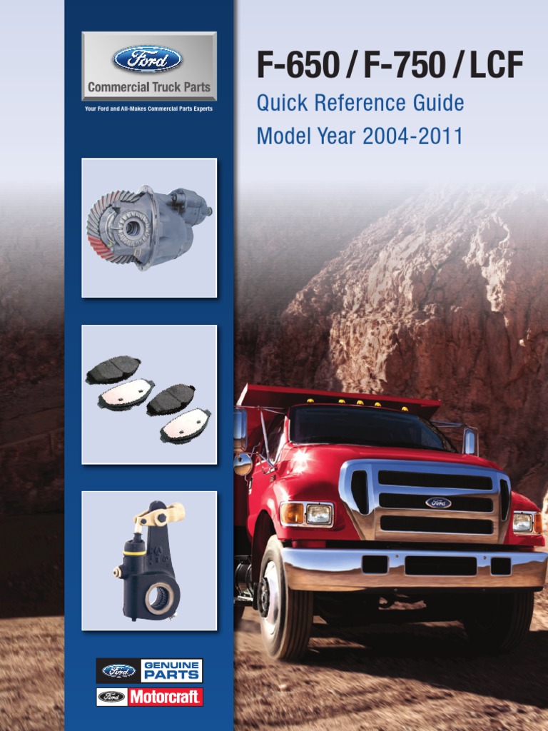 Ford F650 F750 & LCF 2004-2011 Quick Reference Guide ... 2004 thomas bus wiring diagrams 