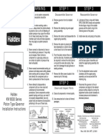 Piston Type Governor KN18530 Series Instructions (English-Spanish) L31061 4-06