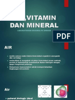 Air, Vitamin Dan Mineral FKG