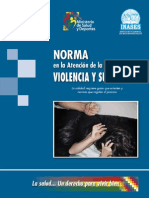 Norma en La Atencion de La Violencia y Sus Efectos