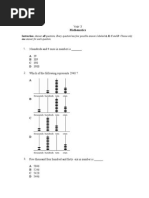 Mathematics: Year 3