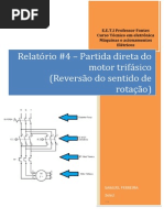 Relatório - 4 Partida Do Motor Trifasico Com Reversao PDF