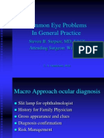 Common Eye Problems and Diagnosis