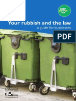 Your Rubbish and The Law: A Guide For Businesses