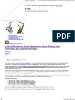 A Set of Pentatonic Scale Exercises To Super-Charge Your Technique, Ear, and Improvisation - Best. Saxophone. Website. Ever