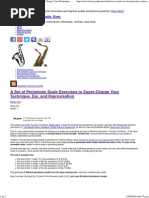 Saxophone Transposition Charts | PDF | Saxophone | Woodwind Instruments
