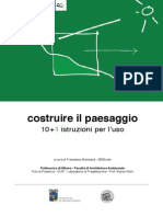 Costruire Il Paesaggio 10+1 Istruzioni Per L'uso