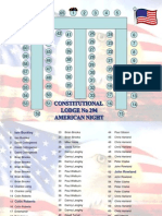 Table Plan American Night