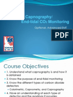 Capnography/ End-Tidal CO Monitoring: Optional, Advanced EMT