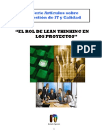 37567199 El Rol de Lean Thinking en Los Proyectos