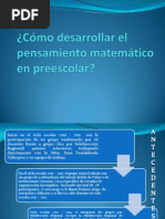 Cómo Desarrollar El Pensamiento Matemático en Preescolar