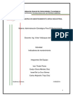 Indicdores de Mantenimiento