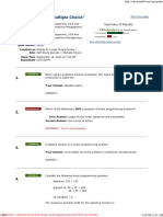 Results of A Practice Test