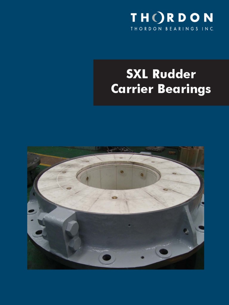 SXL Rudder Carrier Bearings Brochure Bearing (Mechanical) Screw