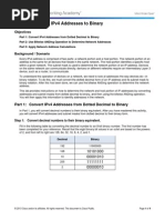 8.1.2.8 Lab - Converting IPv4 Addresses To Binary - Lleno