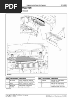 Front Impact Severity Sensor Removal and Installation