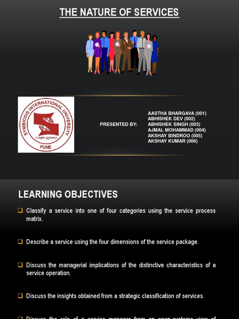 Nature of Services | PDF | Public Transport | Car