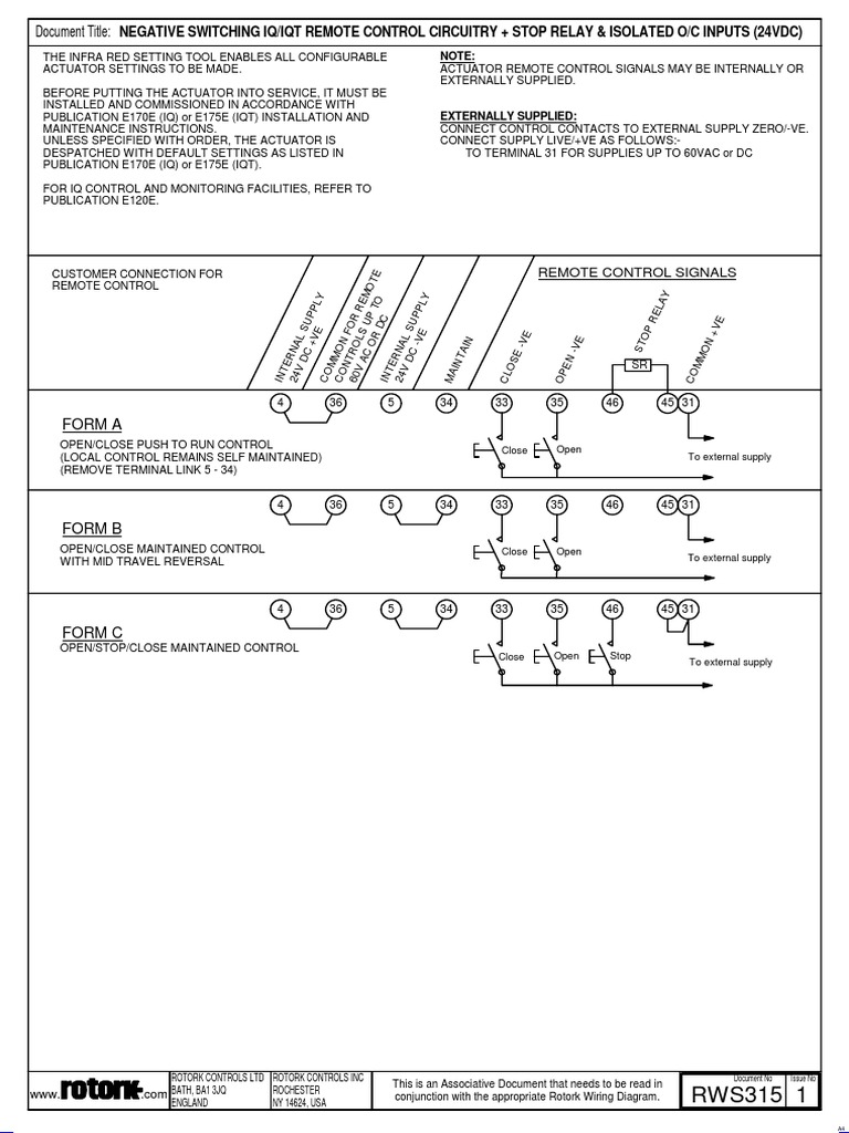 Remote Control Circuitry for Actuators | PDF | Technology & Engineering