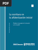 La Escritura en La Alfabetización Inicial
