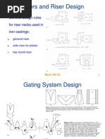 Risers and Riser Design: General Design Rules For Riser Necks Used in Iron Castings