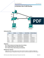 5.1.2.4 Lab - Configuring Per-Interface Inter-VLAN Routing