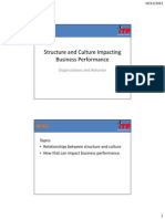 OB 08 Culture-Structure and Business Performance