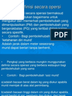 Mendefinisi Secara Operasi