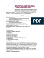 NOM-110-SSA1-1994 preparación muestras análisis microbiológico alimentos