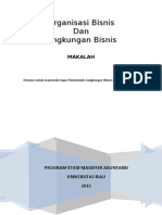 Organisasi Bisnis Dan Lingkungan Bisnis