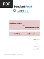 Business Analyst To Business Architect