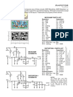 Ampotor: Resistors Capacitors Microamp Parts List
