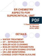 Water Chemistry Aspects For Supercritical Unit: V Chandrasekharan Sr. Manager NTPC Sipat