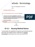 Ch. 3: Methods - Terminology