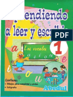 Aprendiendo a Leer y Escribir 1