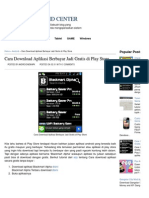 Cara Download Aplikasi Berbayar Jadi Gratis Di Play Store PDF