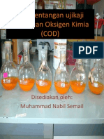 Pembentangan Ujikaji Keperluan Oksigen Kimia (COD)