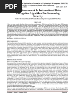 An Enhancement in International Data Encryption Algorithm For Increasing Security