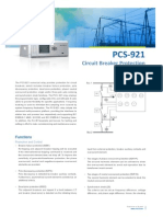 Flyer - PCS-921 Circuit Breaker Protection