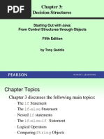 Decision Structures: Starting Out With Java: From Control Structures Through Objects Fifth Edition