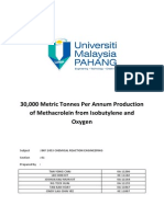 30,000 Metric Tonne Methacrolein Production